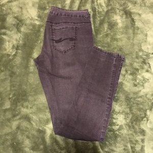 Faded Black Low Rise Skinny Jeans